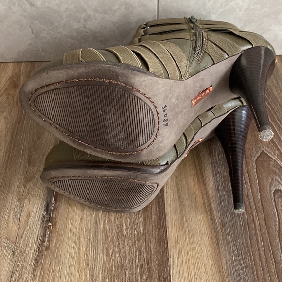 Steve Madden army green booties sz 10 - Picture 7 of 12